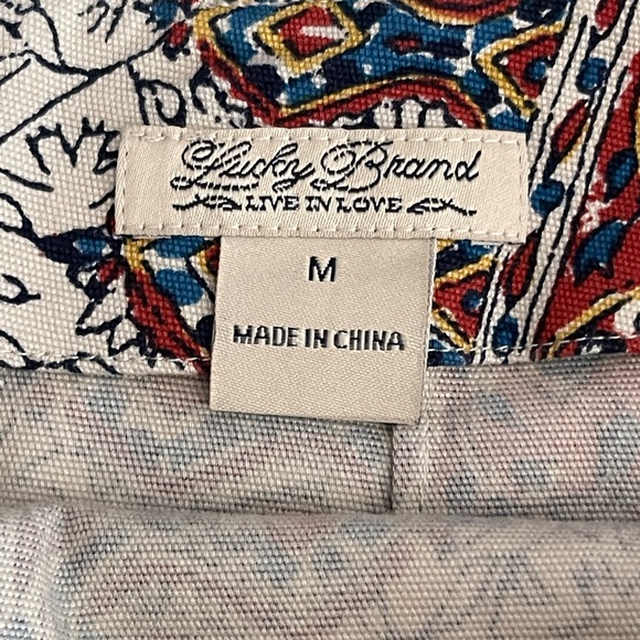 ☀️Lucky Brand Boho Print Pencil Skirt - Picture 6 of 11